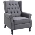 Recliner Armchair for Living Room Fabric Reclining Chair